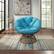 Alt View 15. OSP Home Furnishings - Papasan Chair - Blue.