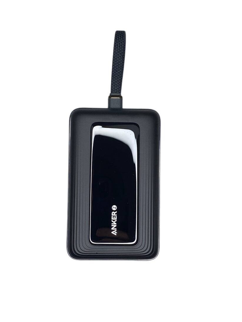 Alt View 2. Anker - ANKER POWER BANK(20,000 MAH, BUILT-IN USB-C CABLE) - BLACK.