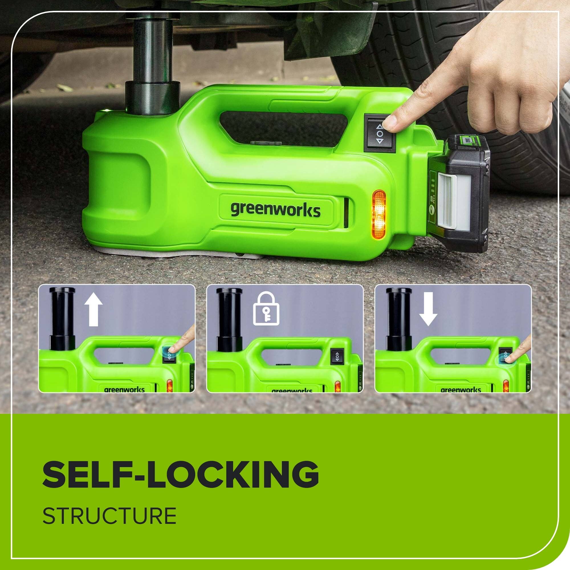 greenworks

SELF-LOCKING STRUCTURE