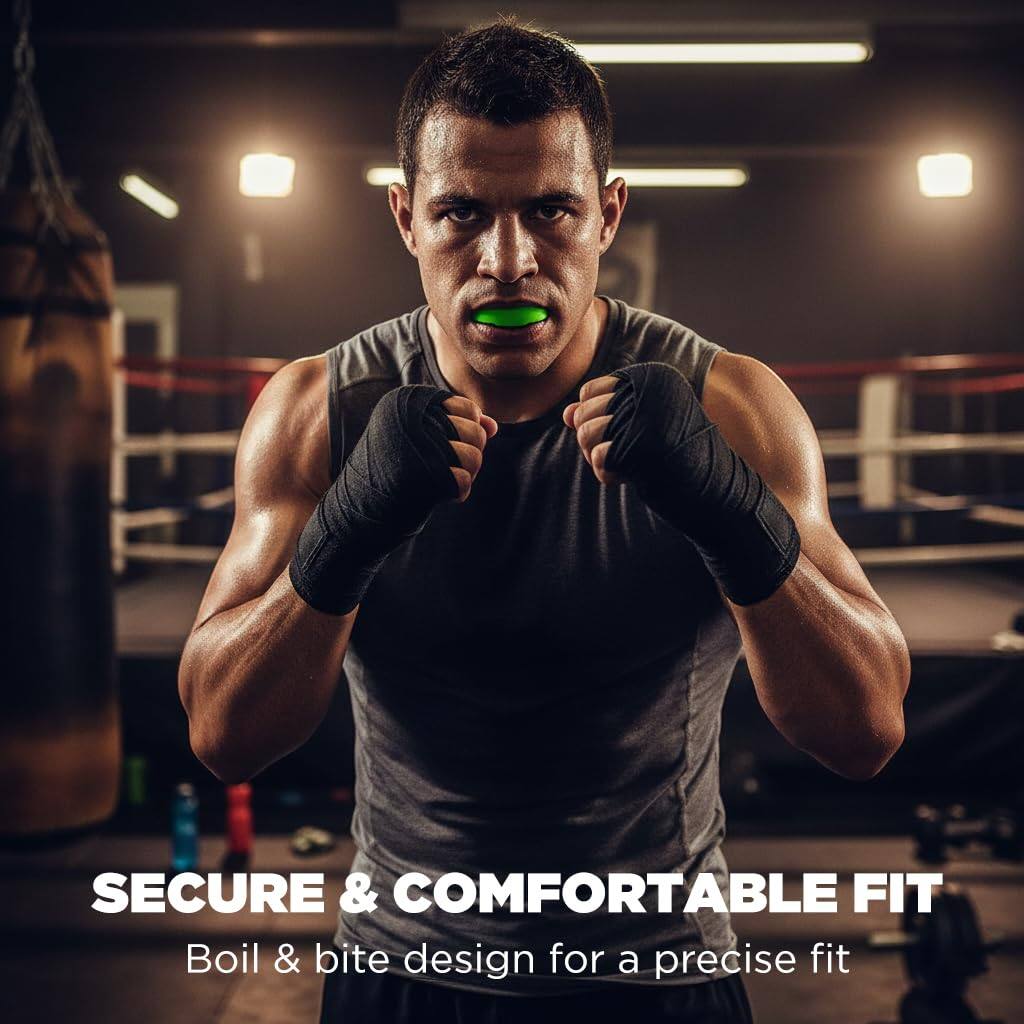 SECURE & COMFORTABLE FIT  
Boil & bite design for a precise fit
