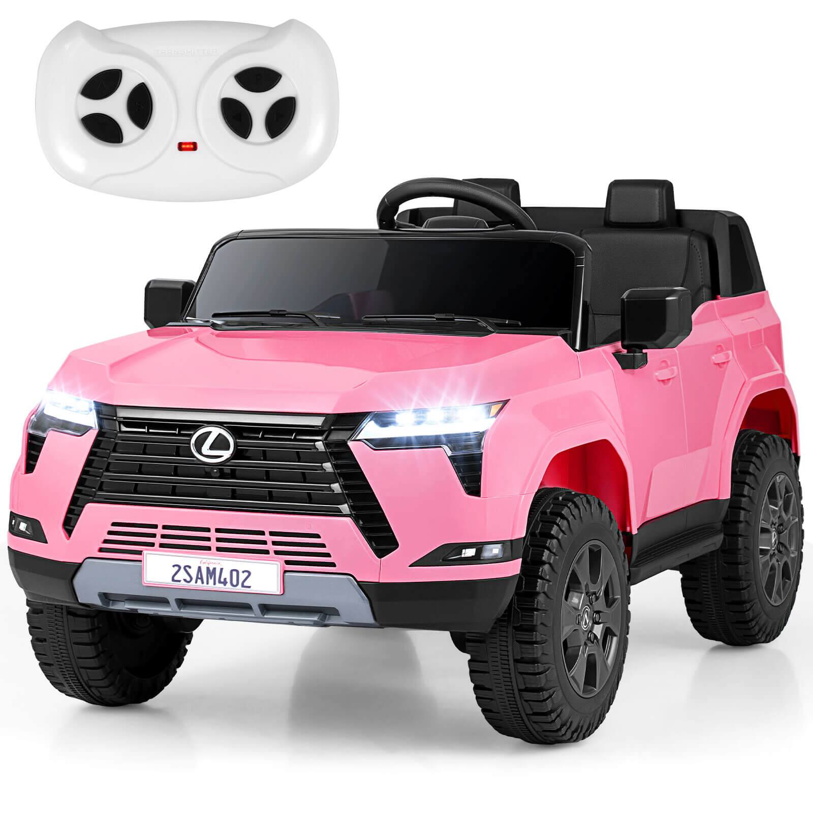 Costway - Ride on Car for Kids, 24V 4WD Licensed LEXUS GX550 Electric Vehicle with Remote - Pink price history on PriceWatchPro