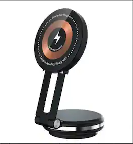 Luckbyte - 15W Magnetic Wireless Car Charger for MagSafe, Dashboard Phone Holder Mount with Fast Charging & Adjustable Long Arm