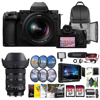 Panasonic LUMIX S5IIX Mirrorless Camera 24.2MP with 20 60mm Lens + Panasonic LUMIX S5IIX Mirrorless Camera 24.2MP with 20 60mm Lens +