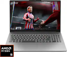 Lenovo - LOQ 15.6" 2K Gaming Laptop - AMD Ryzen 5 7535HS 2023 - 16GB Memory - NVIDIA GeForce RTX 4050 - 512GB Storage - Luna Grey