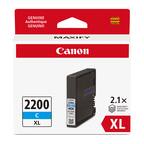 GENUINE Authentique GENUINO
Canon 2200 C XL
PUSH PG-2200KL Cyan
2.1x MORE PRINTS*
PLUS DE PAGES IMPRIMÉES*
