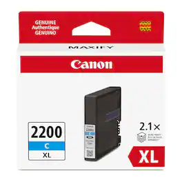 Canon - PGI-2200 XL High-Yield Ink Cartridge - Cyan