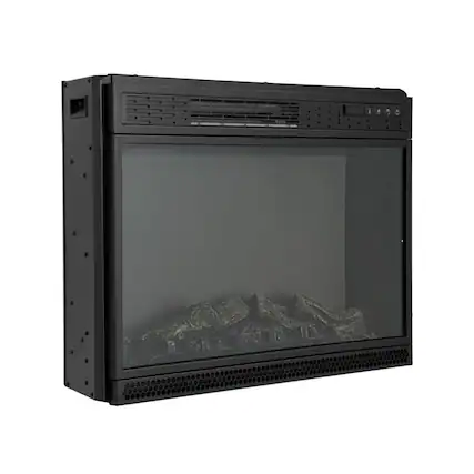 Front. Resenkos - Fireplace Heater,Electric Fireplace, 28 Inch Electric Freestanding and Recessed Fireplace with Remote.