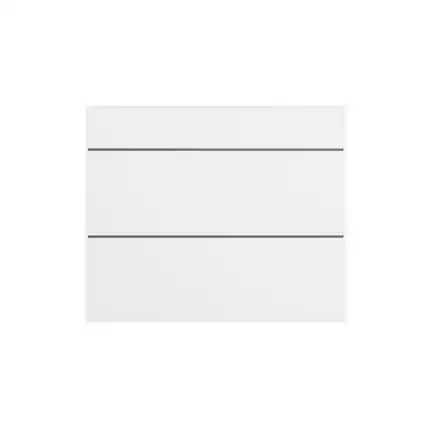 Front. Famapy - Famapy Modern Commercial Reception Desk: Sleek Design & Functional Storage for Cafes Offices - White.