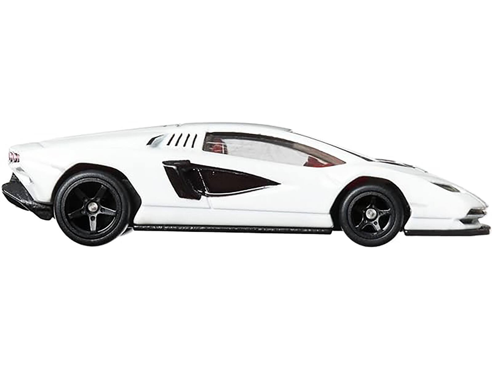 Alt View 1. Hot Wheels - Lamborghini Countach LPI 800-4 White "Spettacolare" Series Diecast Model Car by Hot Wheels.