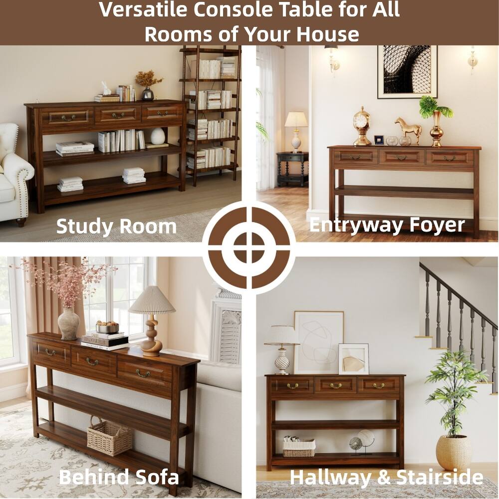 Versatile Console Table for All Rooms of Your House

Study Room

Entryway Foyer

Behind Sofa

Hallway & Stairside