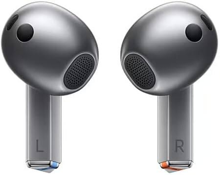 Angle. Samsung - Samsung - Galaxy Buds3 Wireless Earbud Headphones - Silver (International Version) - Silver.