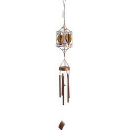 FC Design - 45" Long Air Balloon Solar Light Wind Chime Outdoor Patio or Garden Hanging Decoration - Multi-Color
