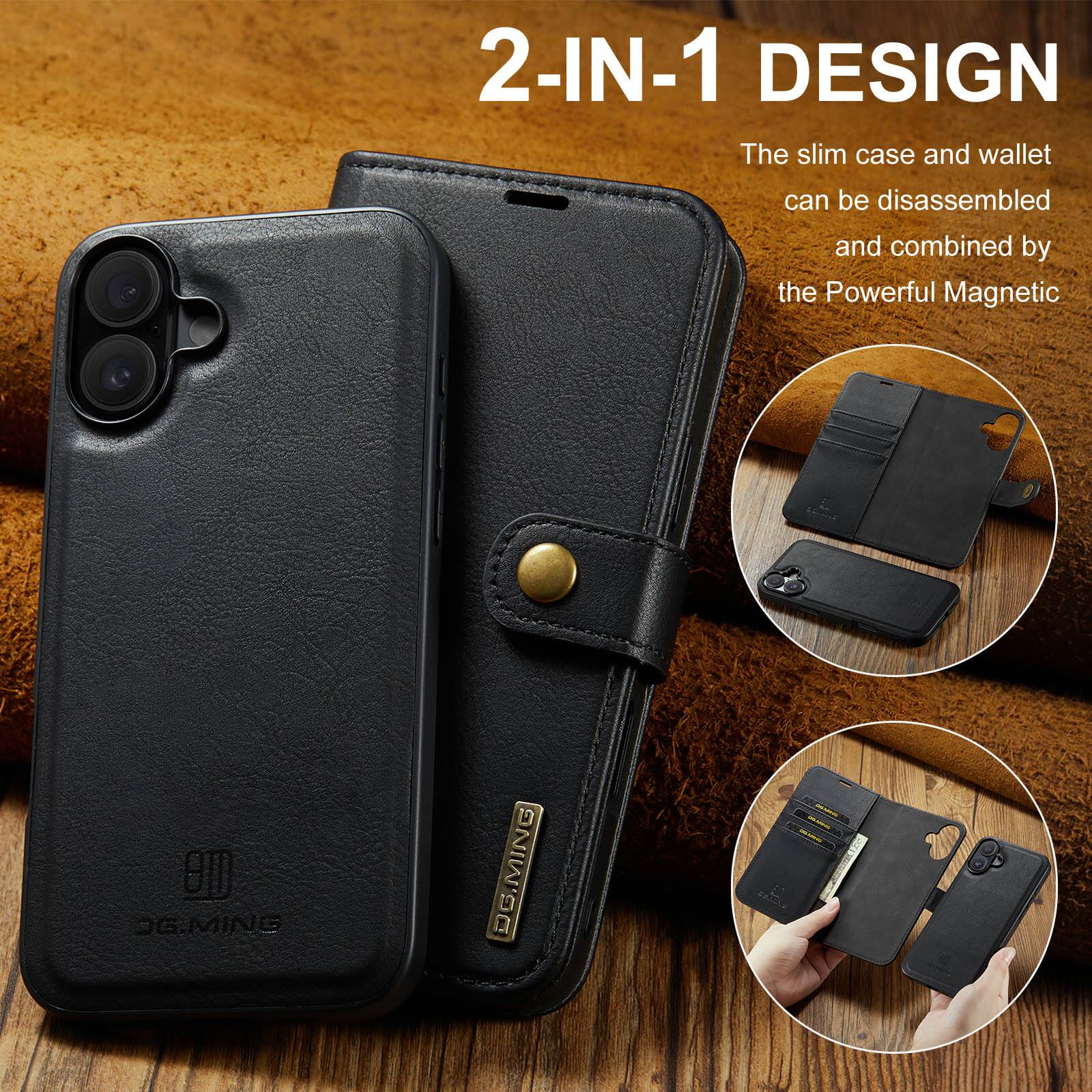 2-IN-1 DESIGN

The slim case and wallet can be disassembled and combined by the Powerful Magnetic
