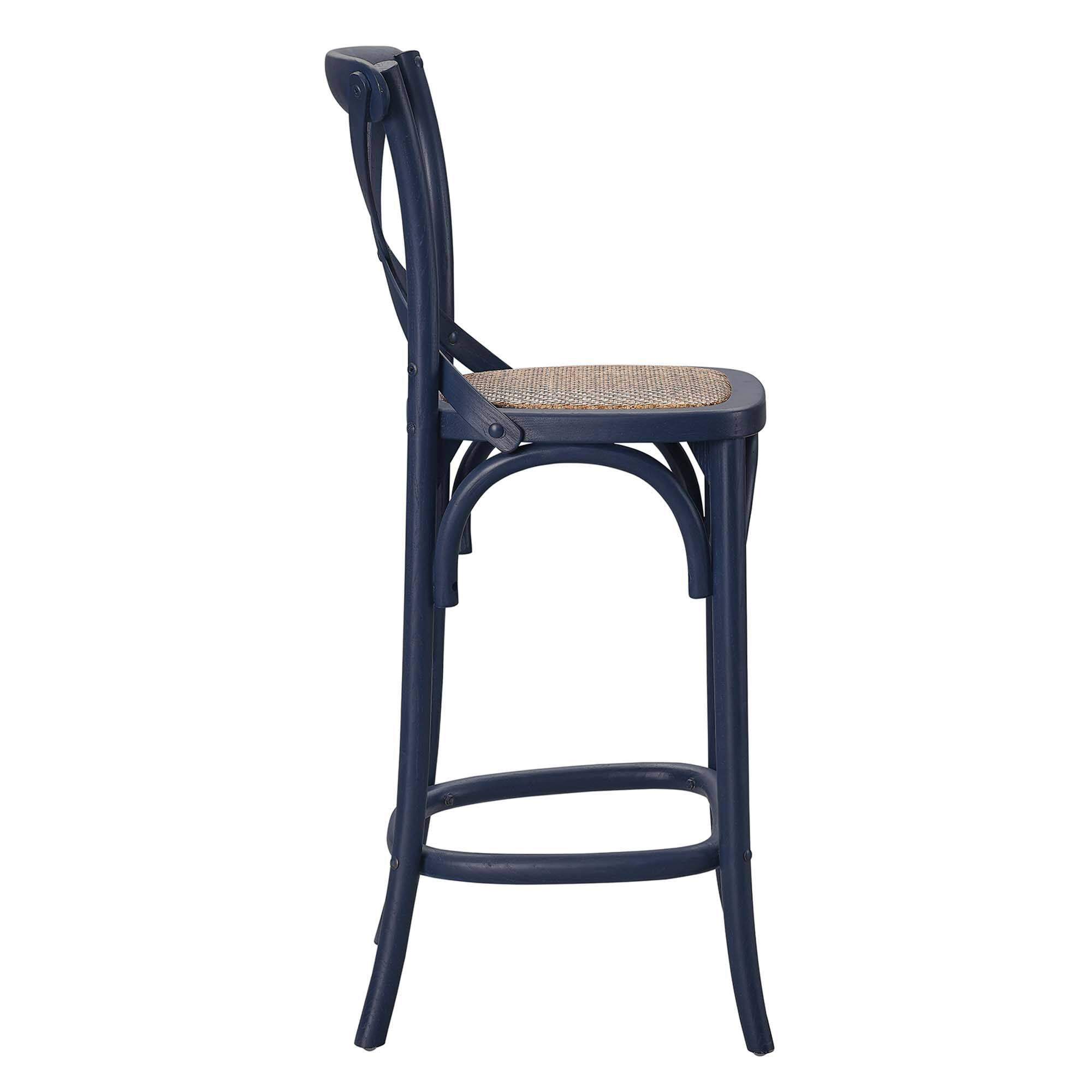 Alt View 2. Modway - Gear Counter Stool by Modway - Blue.