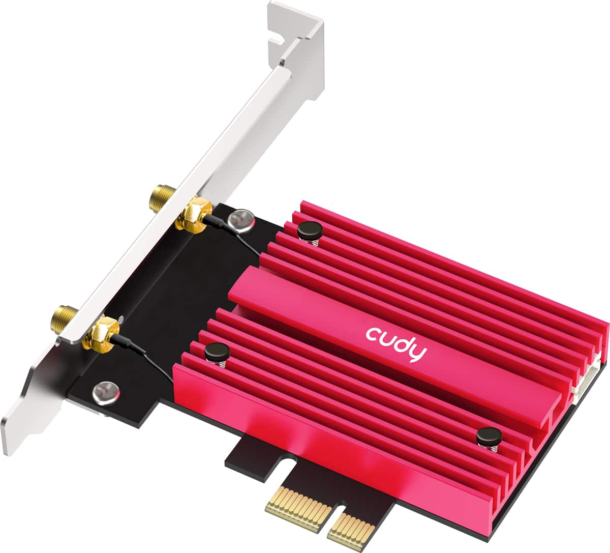 Cudy AX5400 Wi Fi 6E PCI E Adapter,2402Mbps at 6Ghz + 574Mbps at