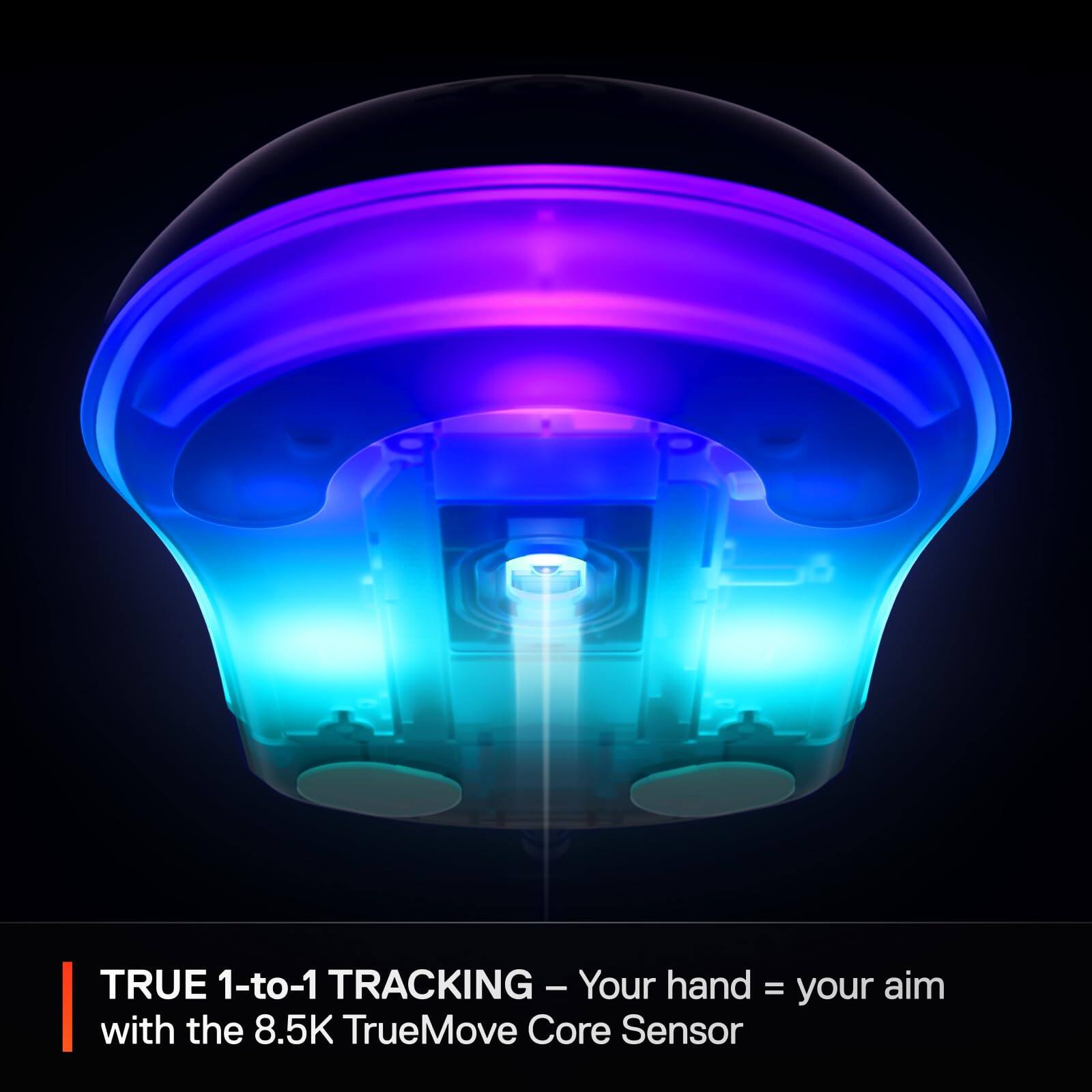 TRUE 1-to-1 TRACKING  
Your hand = your aim  
with the 8.5K TrueMove Core Sensor