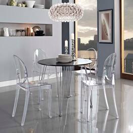 Casper Dining Side Chair by Modway - Clear