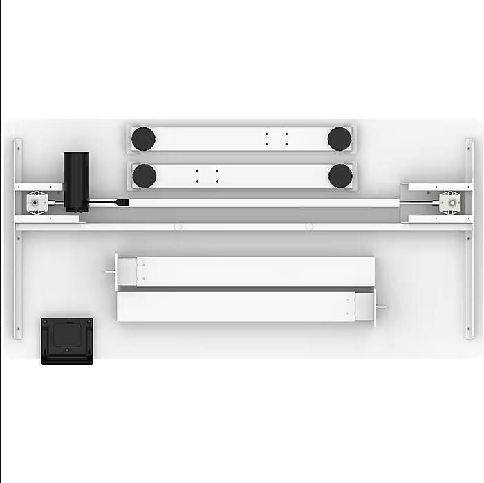 Back. FlexiSpot - FlexiSpot EC9W-E 48"W Electric Height Adjustable Standing Desk, with Basic Up & Down Control Button, White - White.