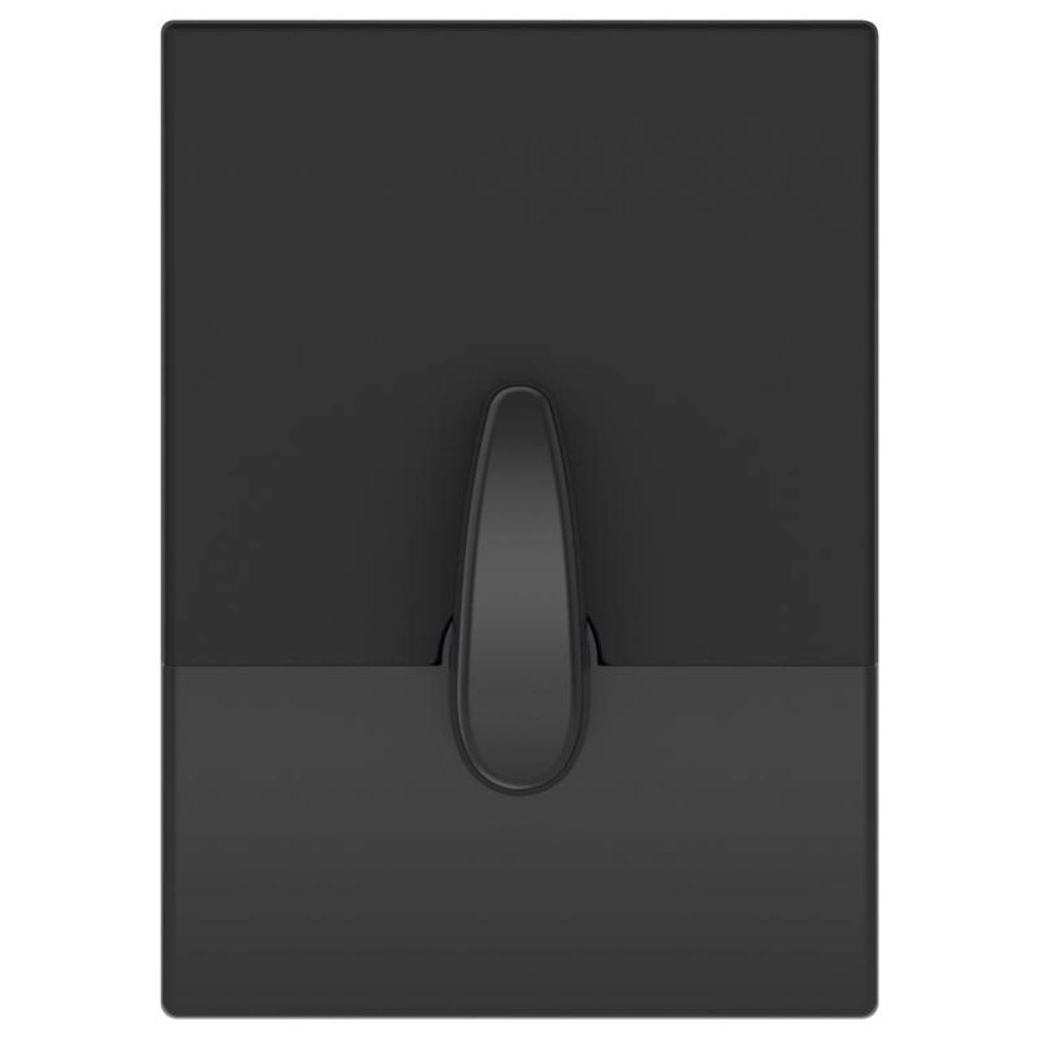 Left. Schlage - Schlage Matte Black Metal Touchscreen Deadbolt.