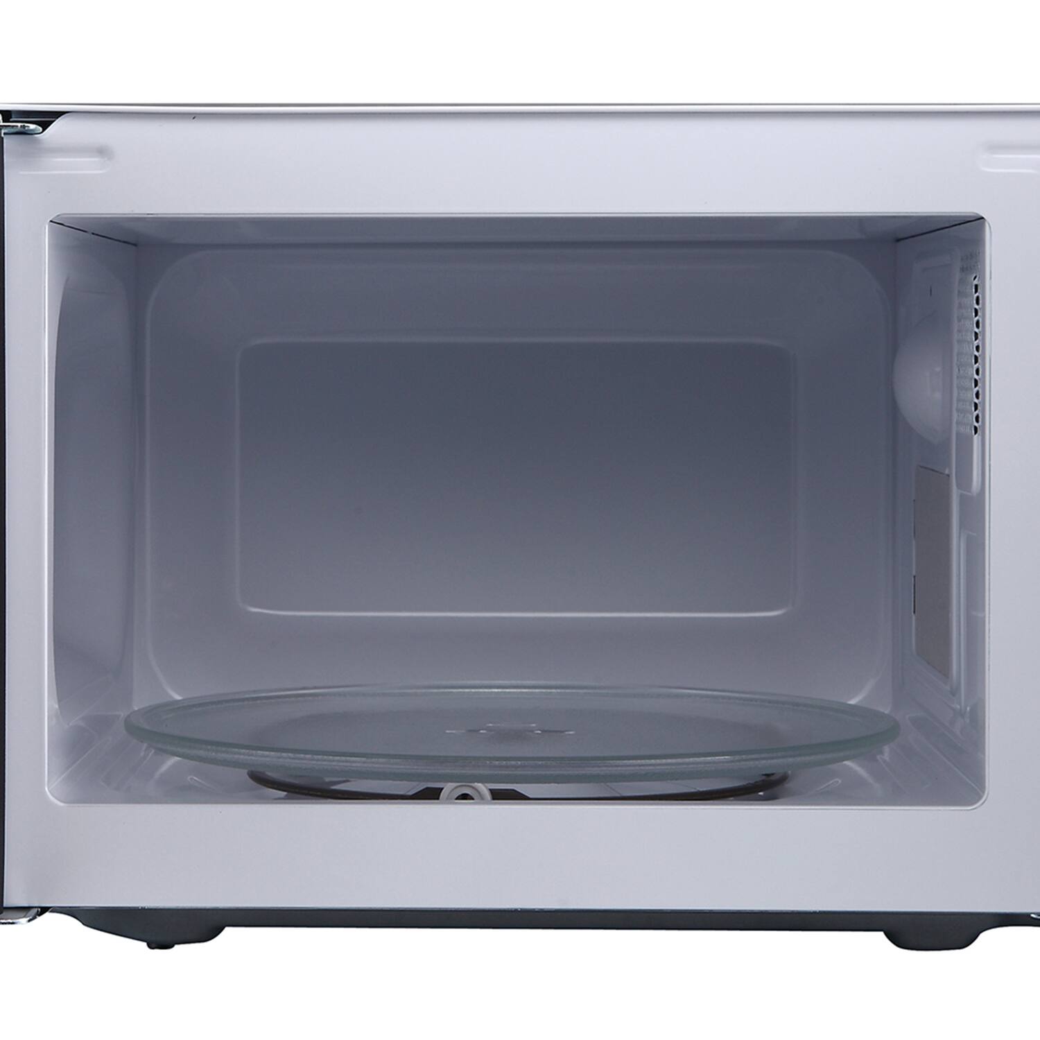 Left. Magic Chef - 0.7 Cu. Ft. 700-Watt Countertop Digital Touch Microwave - White.
