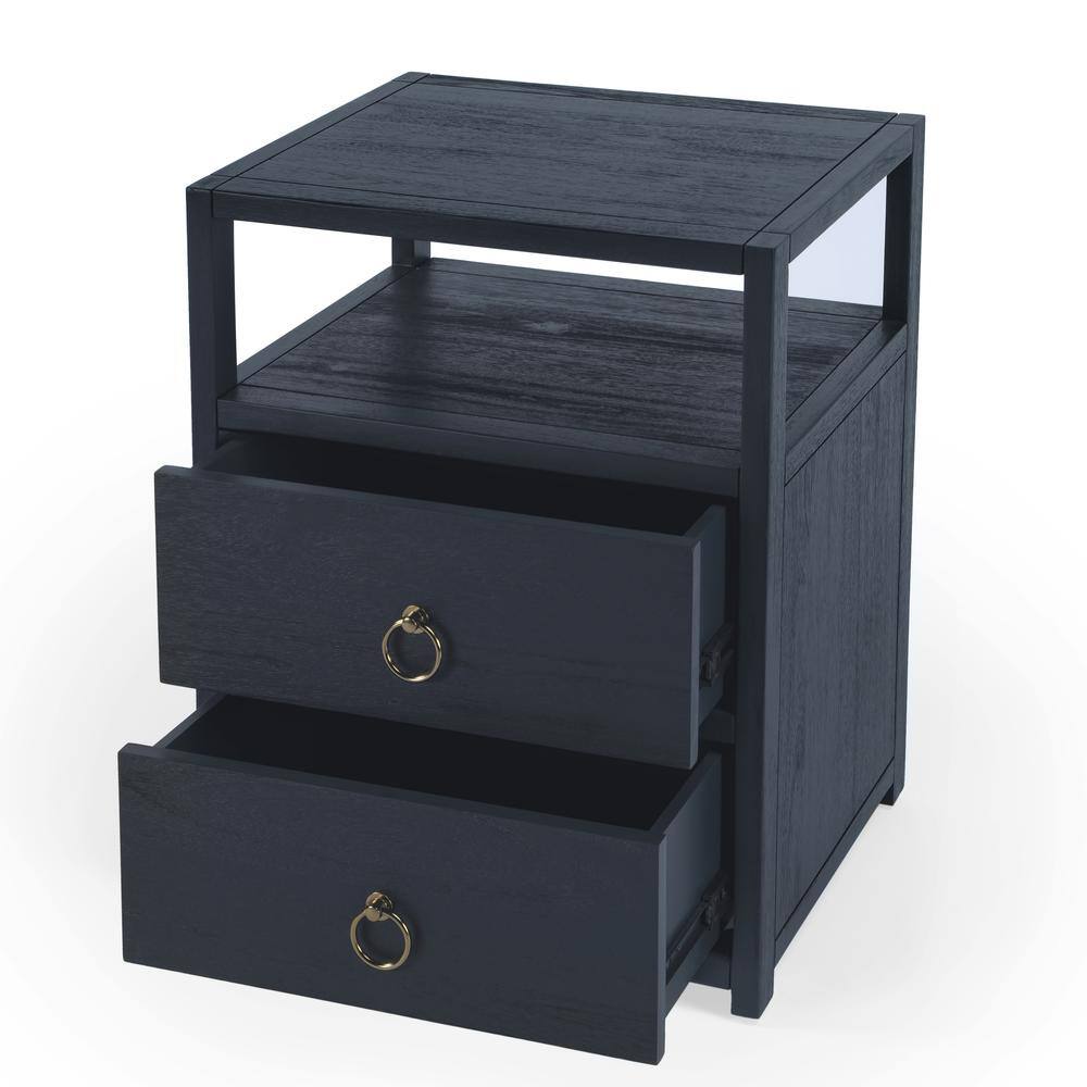 Alt View 4. Butler Specialty - Lark Nightstand - Navy Blue.