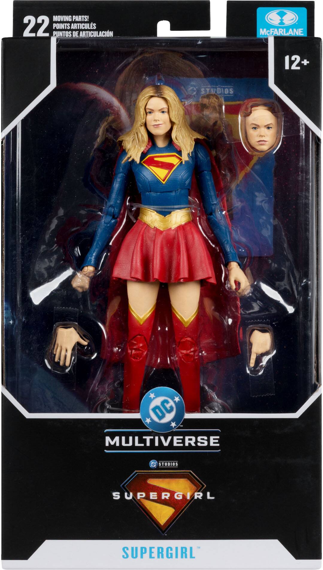 MOVING PARTS  
22 POINTS DE ARTICULACIÓN  
22 POINTS ARTICULATION  
22 POINTS DE ARTICULAÇÃO  

12+  

DC MULTIVERSE  
SUPERGIRL  

SUPERGIRL