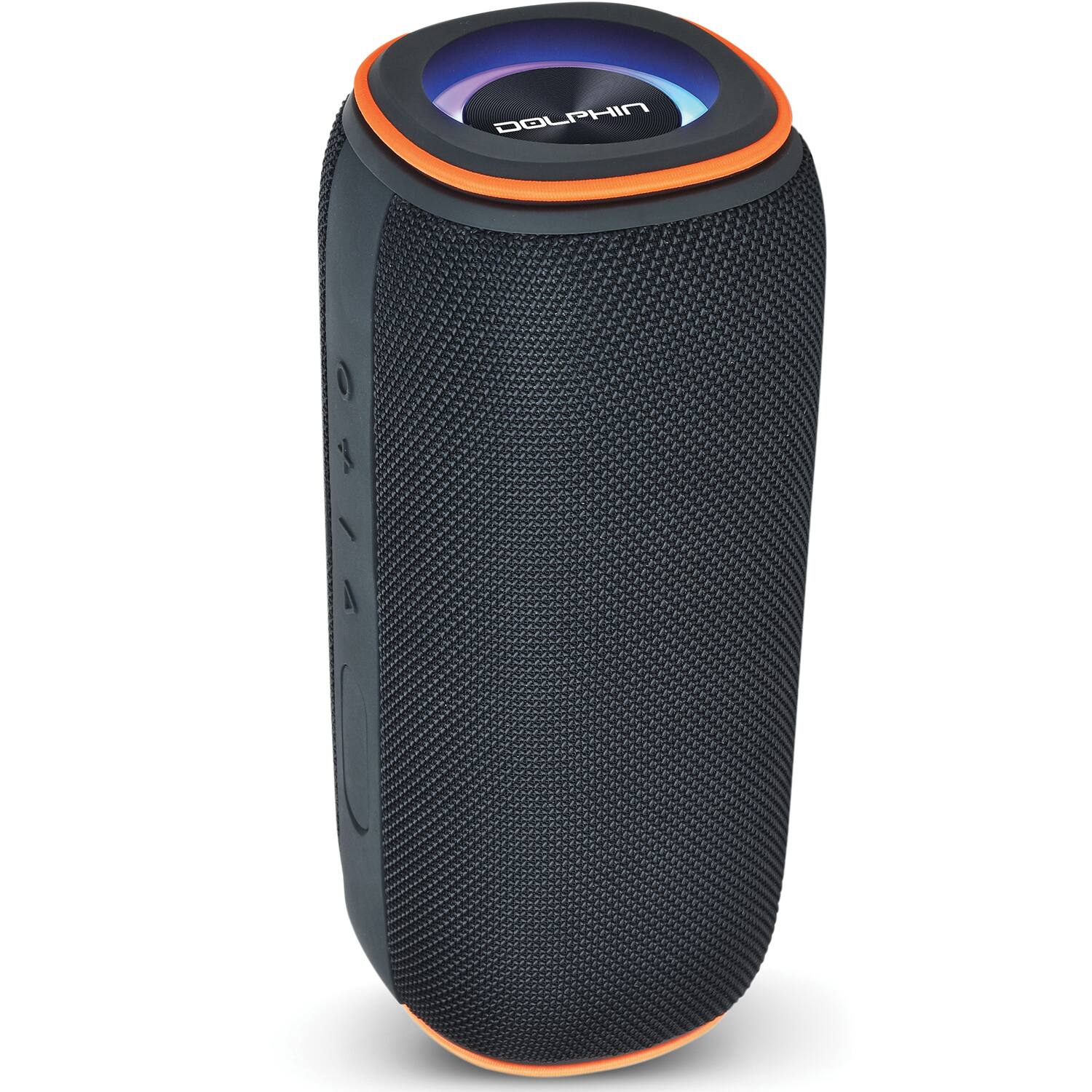 Back. Dolphin - Dolphin Audio Dr-60 Dr-60 Diver Sport 30-watt-continuous-power Bluetooth Waterproof Portable Speaker With Lights - Black.
