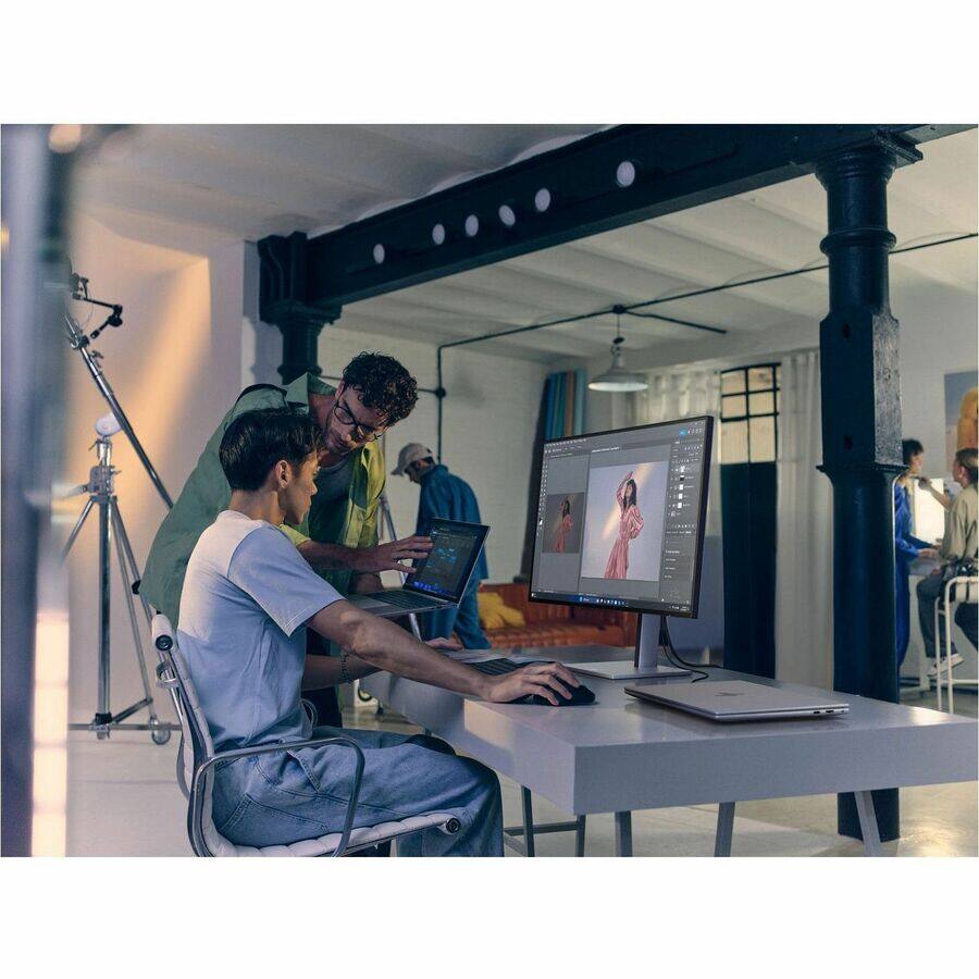 Alt View 8. HP - HP 7 Pro 732xk 32" 4K UHD LED Monitor - IPS, 450 Nit, 5 ms, 120 Hz, USB-C, HDMI, DisplayPort, VESA Mount - Unknown.