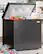 Alt View 1. Circus Cirle - 10 cubic feet, with 7-level adjustable temperature and removable storage basket, black - BLACK.