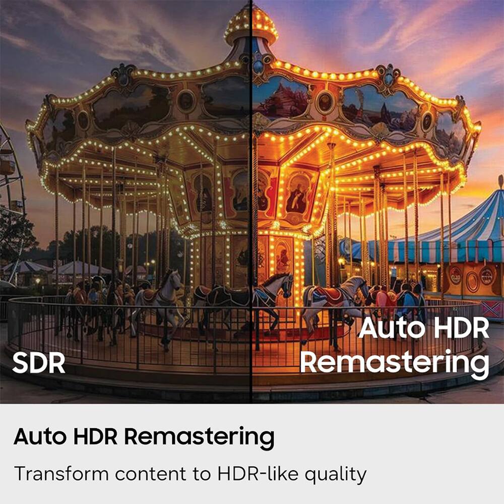 SDR

Auto HDR Remastering

Auto HDR Remastering

Transform content to HDR-like quality