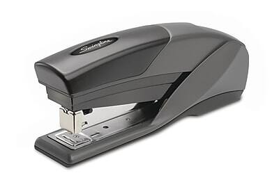 Front. Swingline - Optima 25 Reduced-Effort Desktop Stapler, 25-Sheet Capacity - Black.