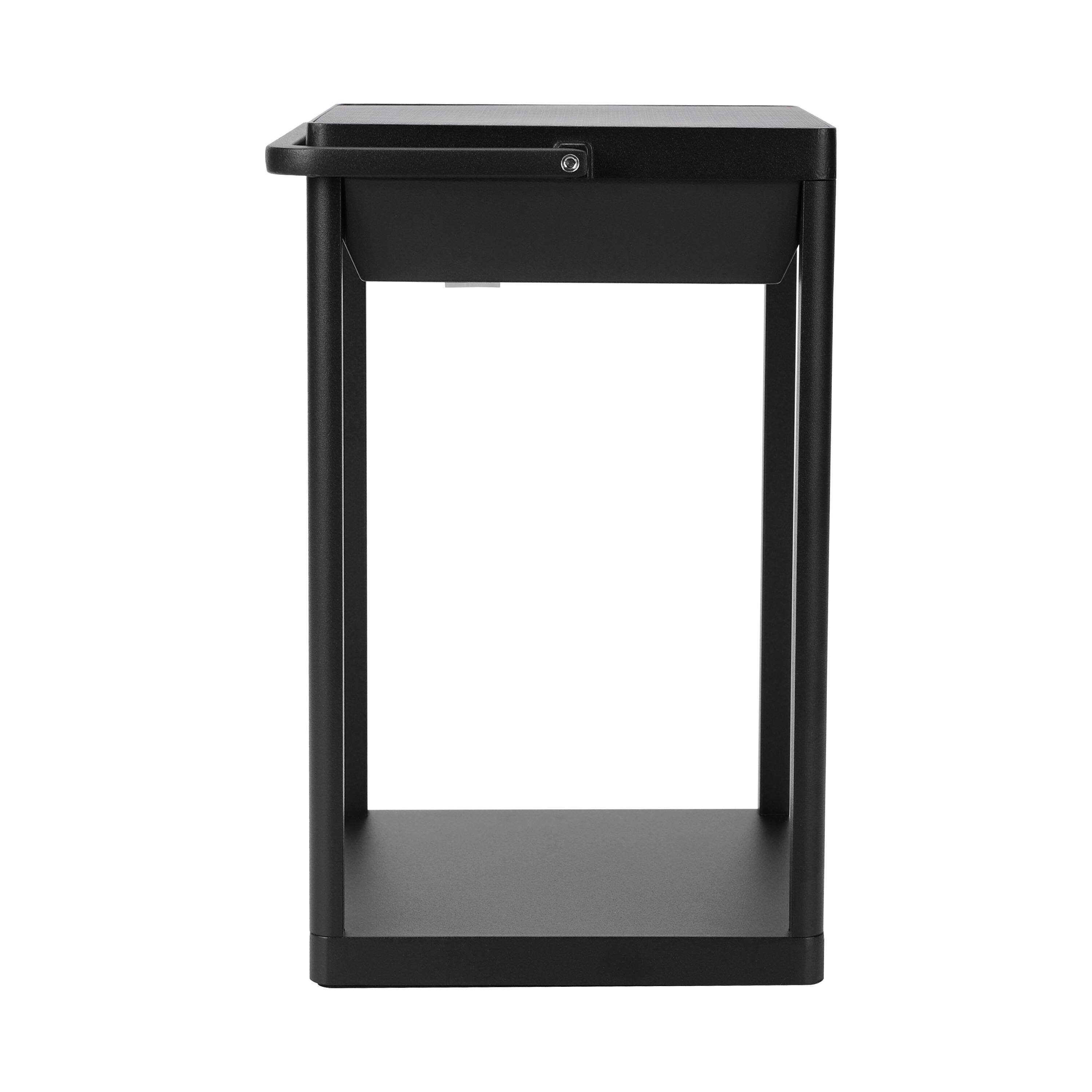 Alt View 6. Techko - Solar Premium Medium Metal Lantern w/ USB Charging.