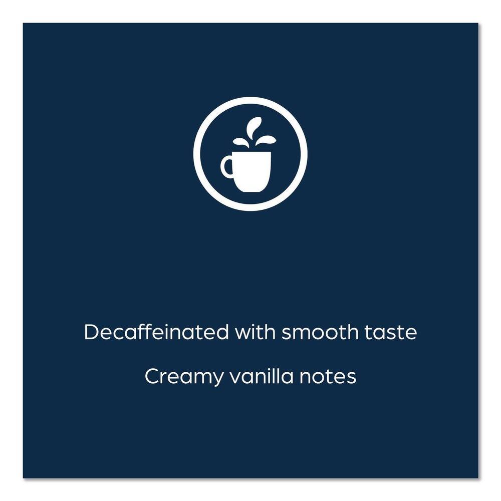 Decaffeinated with smooth taste  
Creamy vanilla notes