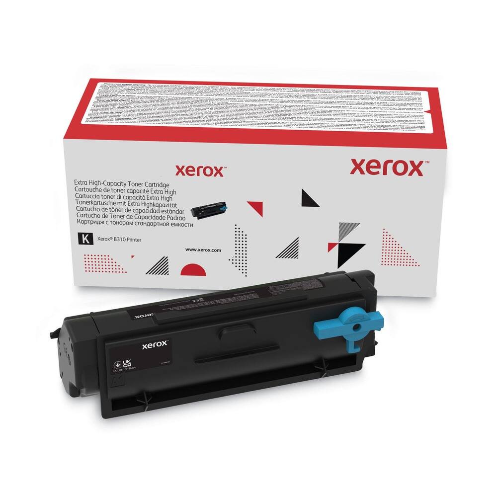 Xerox Extra High Capacity Toner Cartridge  
Cartouche de toner capacité Extra High  
Cartuccia toner di capacità Extra High  
Tonerpatrone mit Extra Highkapazität  
Cartucho de toner de capacidad Extra High  
Cartucho de Toner de Capacidade Extra High  
Картридж с тонером повышенной ёмкости  

Xerox B310 Printer  

www.xerox.com