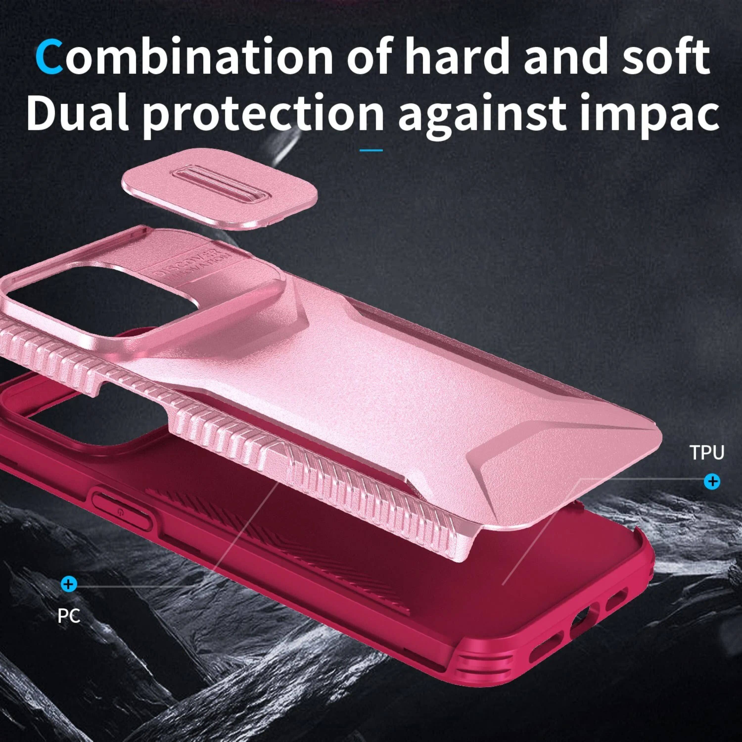 Combination of hard and soft  
Dual protection against impact  
- SEV6E TPU + PC