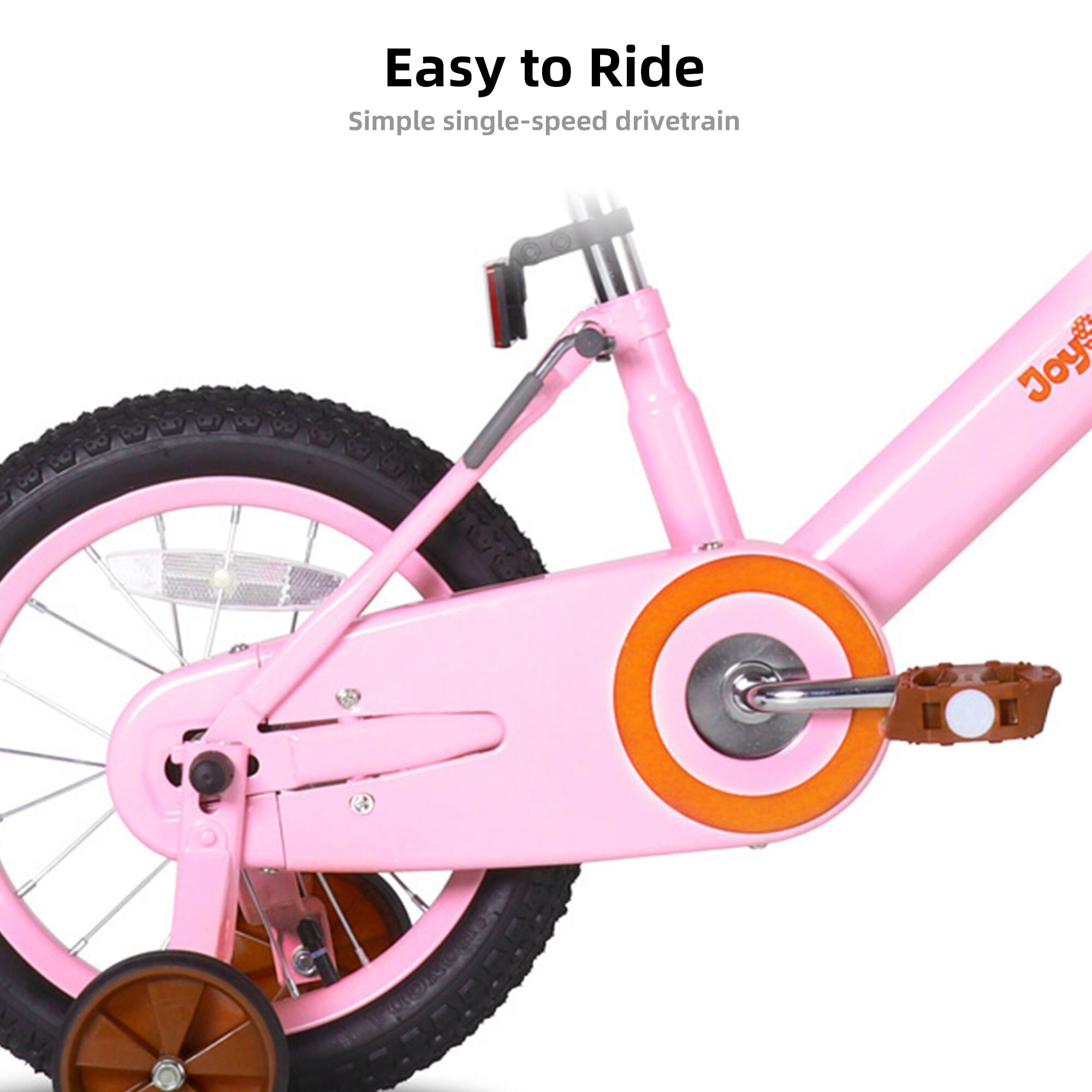 Easy to Ride  
Simple single-speed drivetrain