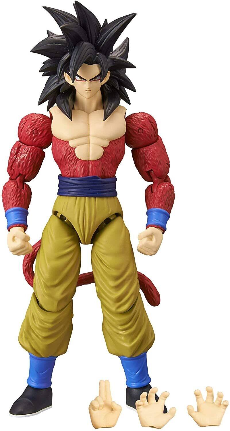 Bandai - Dragon Ball Super - Dragon Stars - Super Saiyan 4 Goku Action Figure - COLLECTABLES - Multicolor