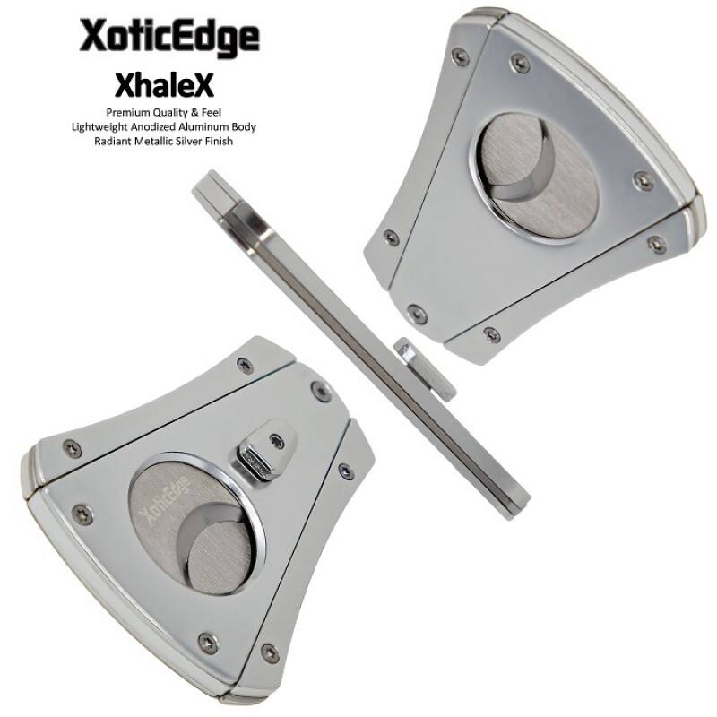 XoticEdge XhaleX  
Premium Quality & Feel  
Lightweight Anodized Aluminum Body  
Radiant Metallic Silver Finish