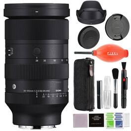 Sigma - 28-105mm f/2.8 DG DN Art Lens for L-Mount with Advance Accessories and Travel Bundle | 636969 - Black