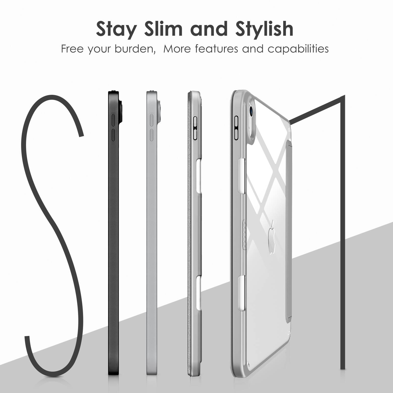 Stay Slim and Stylish  
Free your burden, More features and capabilities