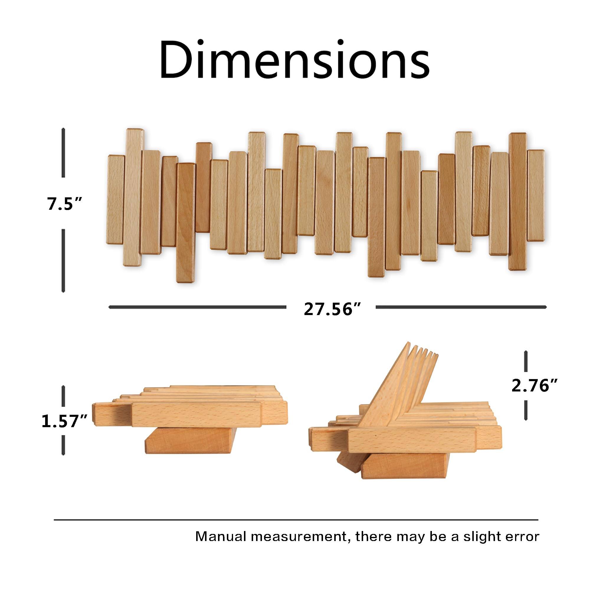 Dimensions  
7.5" x 27.56" x 2.76" x 1.57"  
Manual measurement, there may be a slight error