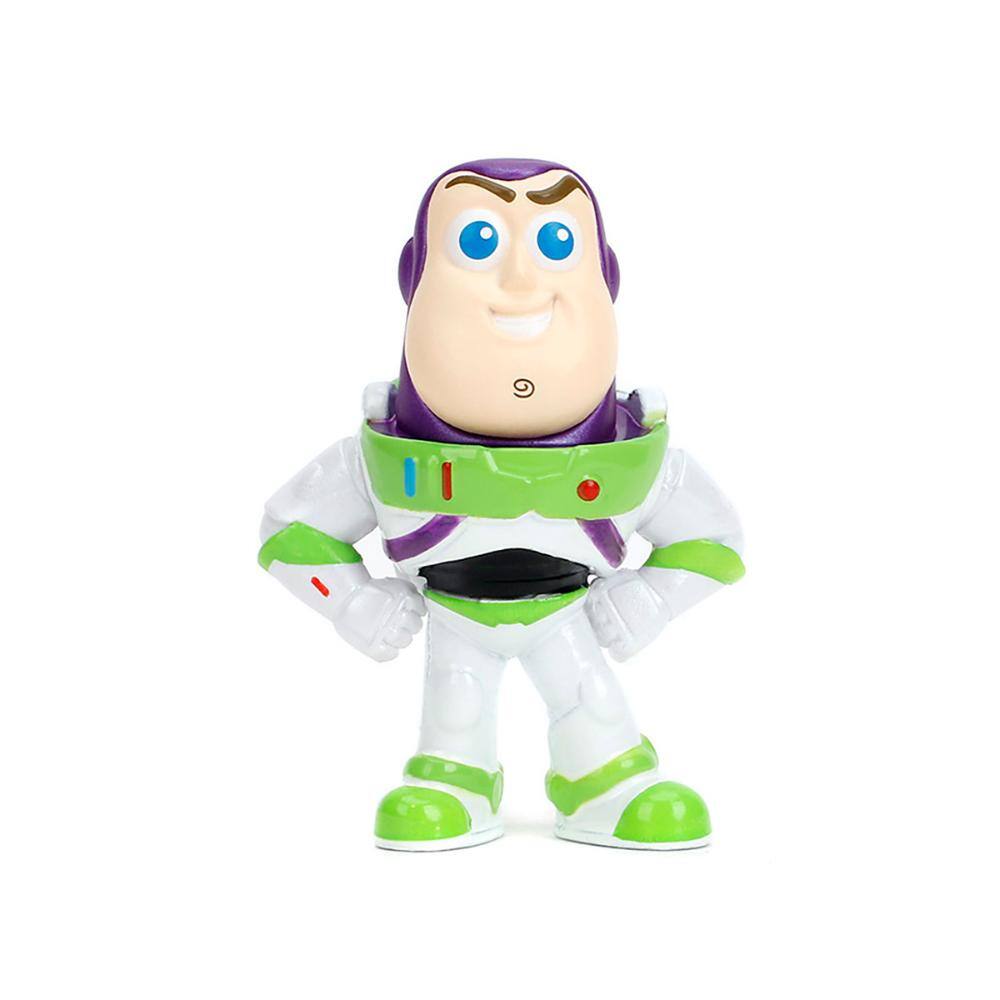 Angle. Jada - Set of 4 Diecast Figures "Toy Story" "Metalfigs" Series Diecast Models by Jada - Multicolor.