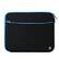 Front. Kitcheniva - Neoprene Tablet Sleeve Pouch Bag Case For 12" iPad Black/Blue - Black/Blue.
