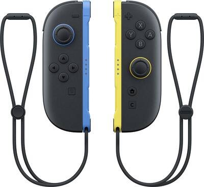 Nintendo Joy Con 2 (L)/(R) Blue / Light Yellow Black - Best Buy Nintendo Joy Con 2 (L)/(R) Blue / Light Yellow Black - Best Buy