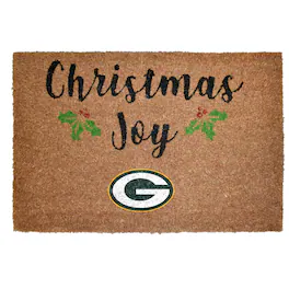 The Memory Company - Green Bay Packers 23" x 35" Holiday Door Mat - Multicolor