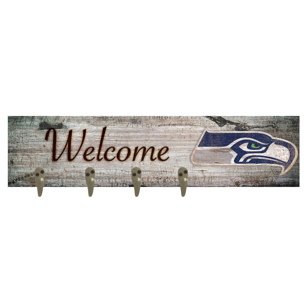 "Fan Creations - Seattle Seahawks 24"" x 6"" Mounted Coat Hanger - Multicolor" price history on PriceWatchPro