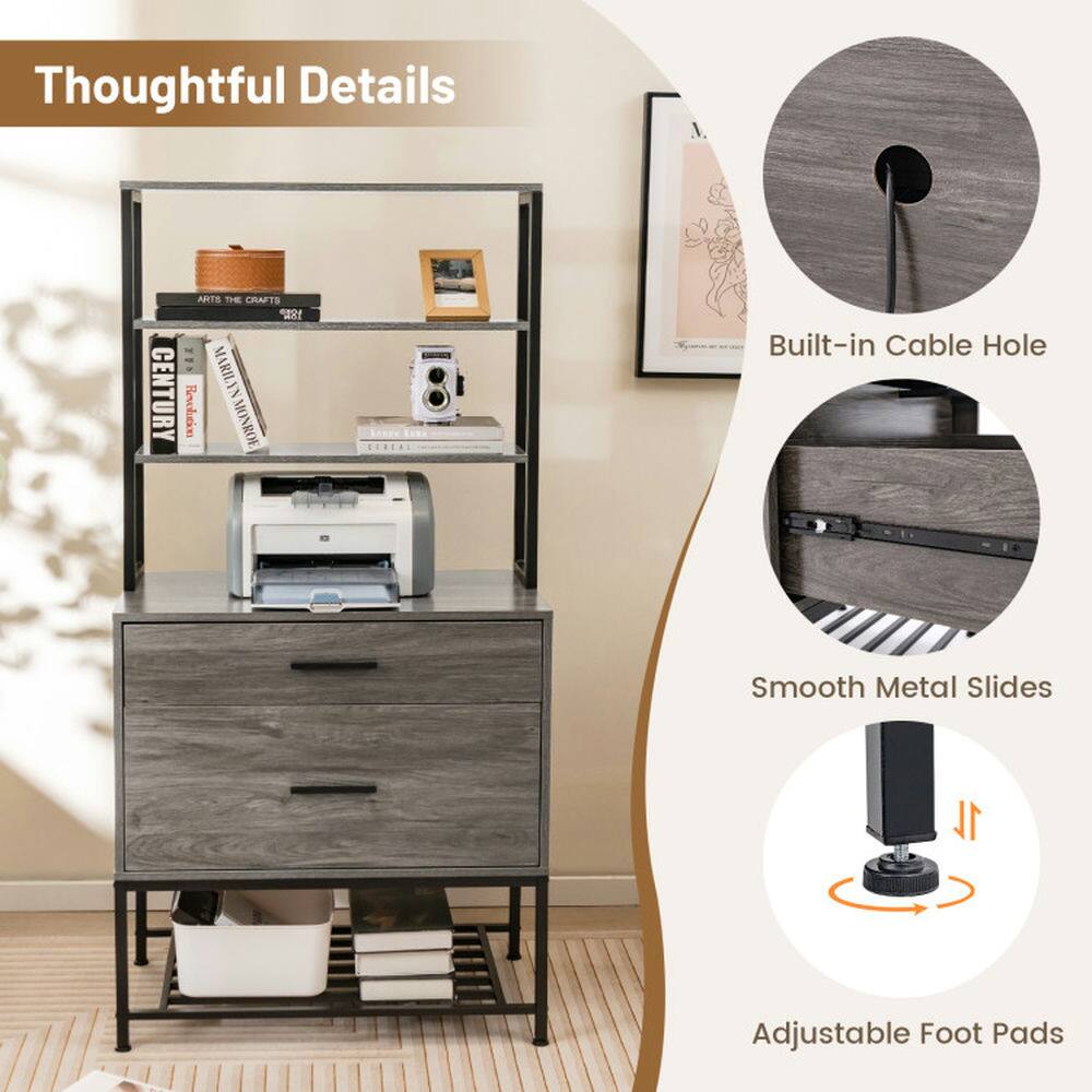 Thoughtful Details

- Built-in Cable Hole
- Smooth Metal Slides
- Adjustable Foot Pads