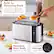 Alt View 1. Elite Gourmet - 4 Slice Long Slot Toaster - Stainless Steel.