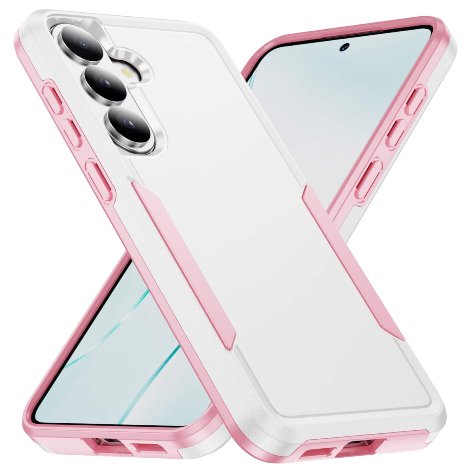 UUCOVER - Shockproof Case for Samsung Galaxy A17 5G Soft TPU Inner Layer and Hard PC Outer Back Cover Double Layer Cover - White price history on PriceWatchPro