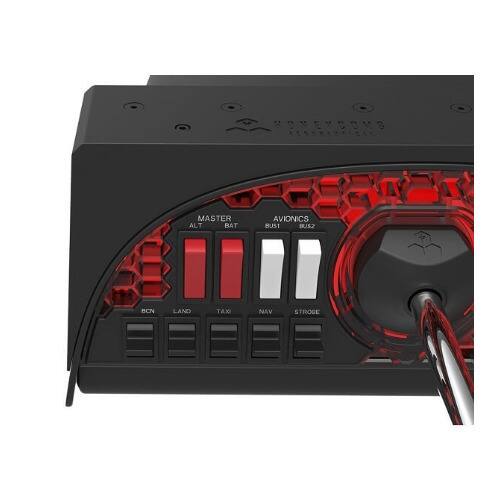 Honeycomb Aeronautical Alpha Flight Controls Yoke and Switch Panel